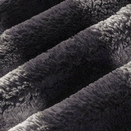 Black Luxe Cuddle Arctic Chinchilla Fabric 58/60