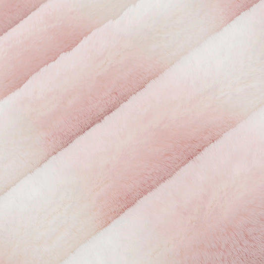 Luxe Cuddle Arctic Chinchilla Rosewater Fabric