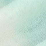 Luxe Cuddle Arctic Chinchilla Seaglass Fabric 58/60"