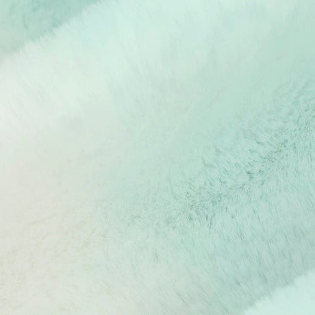 Luxe Cuddle Arctic Chinchilla Seaglass Fabric 58/60"