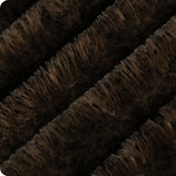 Luxe Cuddle Arctic Fox Black Coffee Fabric 58/60"