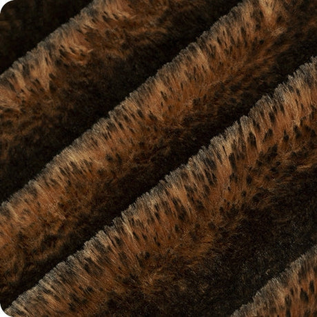 Luxe Cuddle Arctic Fox French Roast Fabric