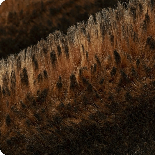 Luxe Cuddle Arctic Fox French Roast Fabric