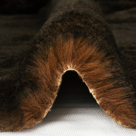 Luxe Cuddle Arctic Fox French Roast Fabric