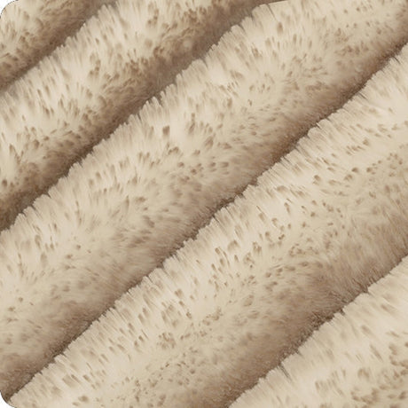 Luxe Cuddle Arctic Fox Sandstone Fabric
