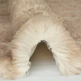 Luxe Cuddle Arctic Fox Sandstone Fabric