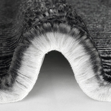 Black Luxe Cuddle Arctic Owl Fabric 58/60"