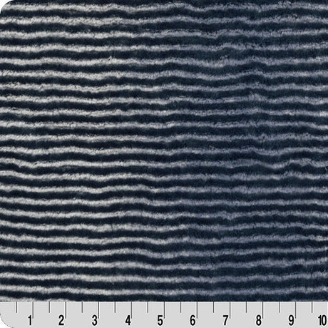 Navy Luxe Cuddle Arctic Owl Fabric 58/60"