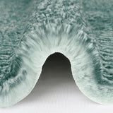 Luxe Cuddle Arctic Owl Spruce Fabric 58/60"