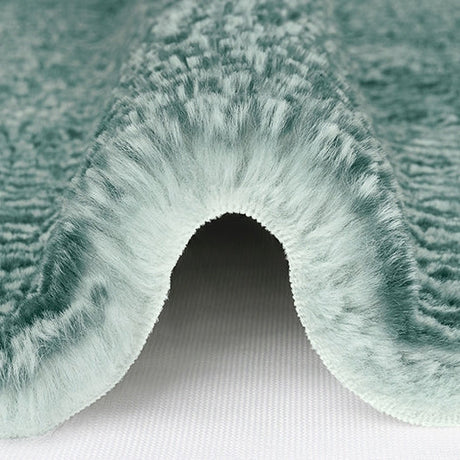 Luxe Cuddle Arctic Owl Spruce Fabric 58/60"