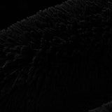 Luxe Cuddle Arctic Rabbit Black Fabric 58/60"