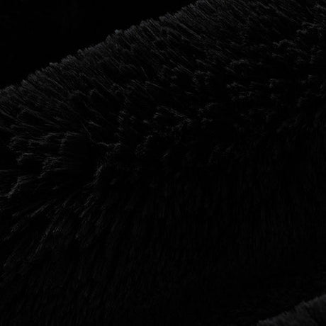Luxe Cuddle Arctic Rabbit Black Fabric 58/60"