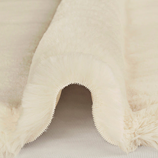 Luxe Cuddle Arctic Rabbit Natural Fabric 58/60