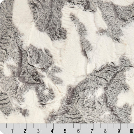 Polyester Cuddle Fabric Graphite Luxe Cuddle Baby Calf 58/60