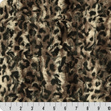 Luxe Cuddle Bobcat Taupe/Black Fabric