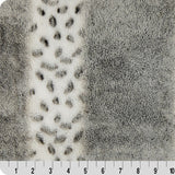 Gunmetal Luxe Cuddle Alaskan Bunny Fabric 58/60"