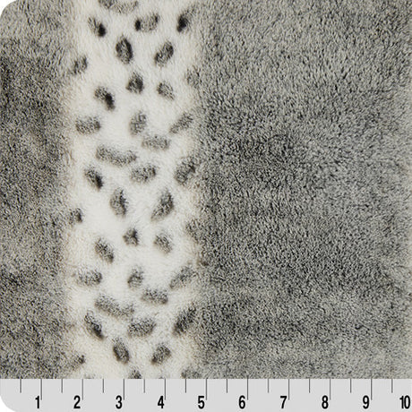 Gunmetal Luxe Cuddle Alaskan Bunny Fabric 58/60"