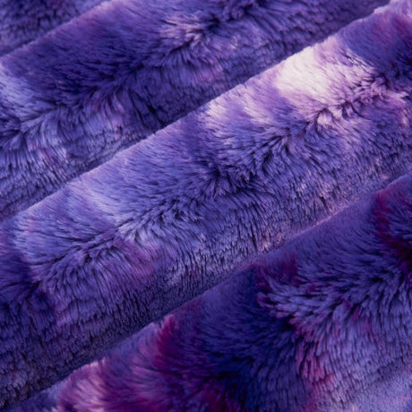 Minky Fabric Grape Jam Luxe Cuddle Fusion Bunny 58/60
