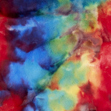 Minky Cuddle Fabric Happy Hippie Bunny 58/60