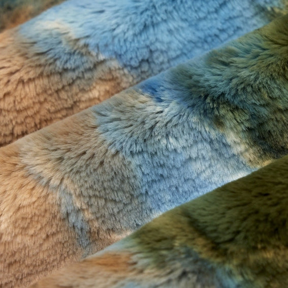 Luxe Cuddle Bunny Fusion Fabric 58/60" Jurassic