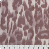 Luxe Cuddle Bunny Jungle Cat Fig Jam Fabric