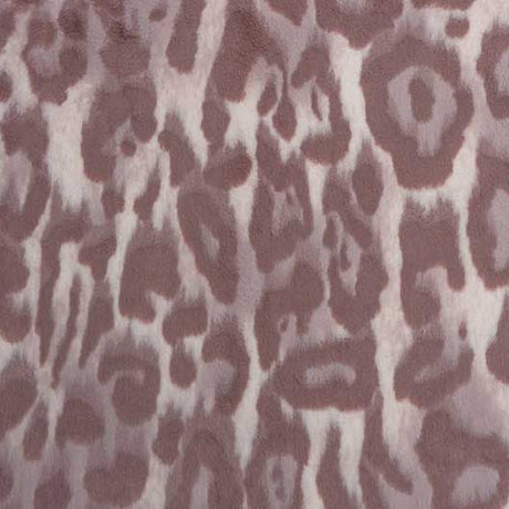Luxe Cuddle Bunny Jungle Cat Fig Jam Fabric