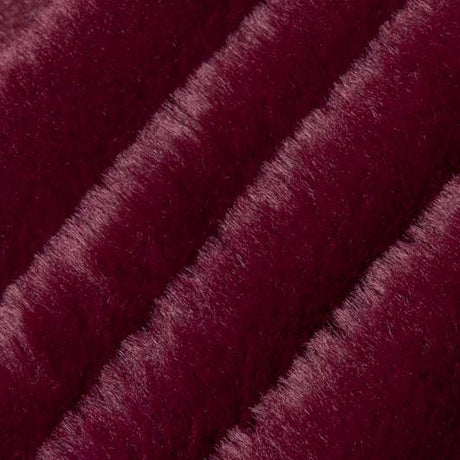 Luxe Cuddle Bunny Black Cherry Fabric 58/60