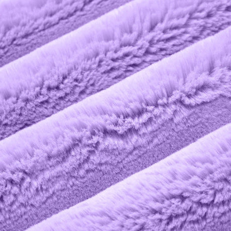Luxe Cuddle Bunny Lavender Fabric 58/60