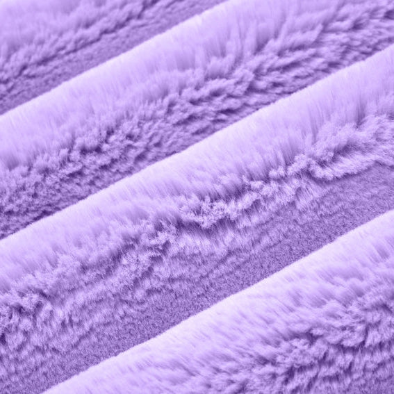 Luxe Cuddle Bunny Lavender Fabric 58/60
