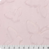 Luxe Cuddle Butterfly Pink Fabric 58-60"