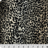 Minky Fabric Taupe Luxe Cuddle Cheetah 58/60