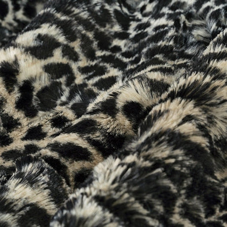 Minky Fabric Taupe Luxe Cuddle Cheetah 58/60