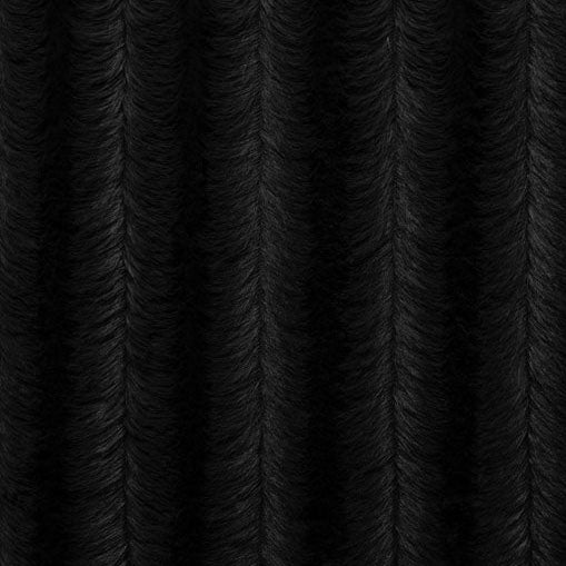 Luxe Cuddle Chinchilla Black Fabric