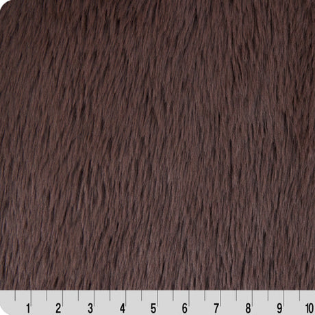 Luxe Cuddle Dreamy Brown Fabric 58/60"