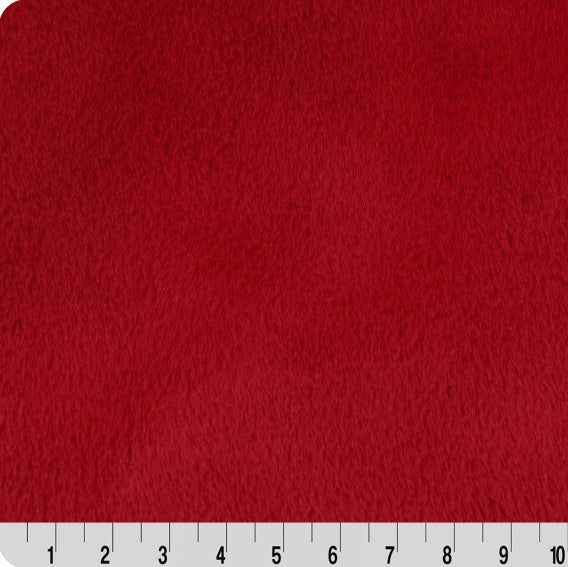 Luxe Cuddle Encore Cardinal Fabric 58/60