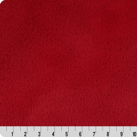 Luxe Cuddle Encore Cardinal Fabric 58/60