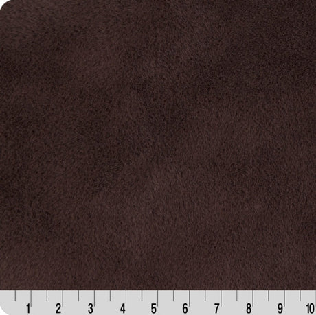 Luxe Cuddle Encore Chocolate Fabric 58/60"