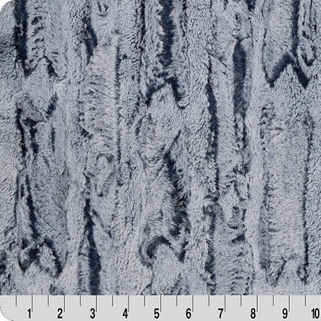 Luxe Cuddle Forest Fox Winter Sky Fabric