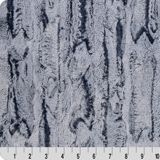 Luxe Cuddle Forest Fox Winter Sky Fabric