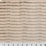 Minky Plush Fabric Luxe Cuddle Frosted Oceana Chocolate/Almond 58-60"
