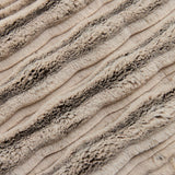Minky Plush Fabric Luxe Cuddle Frosted Oceana Chocolate/Almond 58-60"