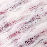 Minky Plush Fabric Luxe Cuddle Frosted Oceana Rosewater/Snow 58"-60"
