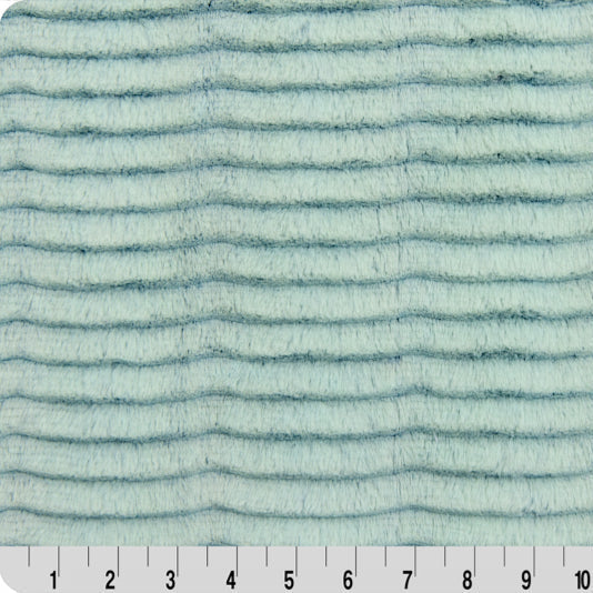 Minky Plush Fabric Luxe Cuddle Frosted Oceana Spruce/Ice 58-60"
