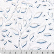 Luxe Cuddle Frosted Poppy Dark Sea Fabric