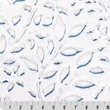 Luxe Cuddle Frosted Poppy Dark Sea Fabric