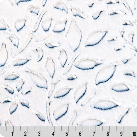 Luxe Cuddle Frosted Poppy Dark Sea Fabric