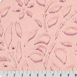 Polyester Cuddle Fabric Luxe Cuddle Frosted Poppy Rosewater 58/60"