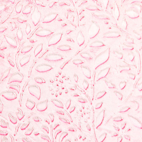 Luxe Cuddle Frosted Poppy Think Pink Fabric