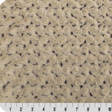 Luxe Cuddle Frosted Rose Brown Beige Fabric