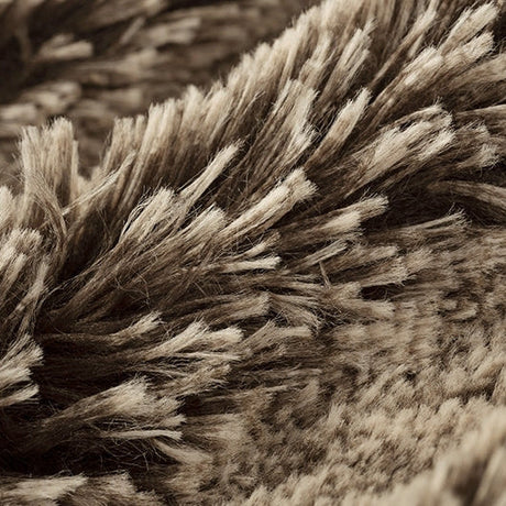 Cuddle Fabric Luxe Frosted Shaggy Brown/Beige 58/60